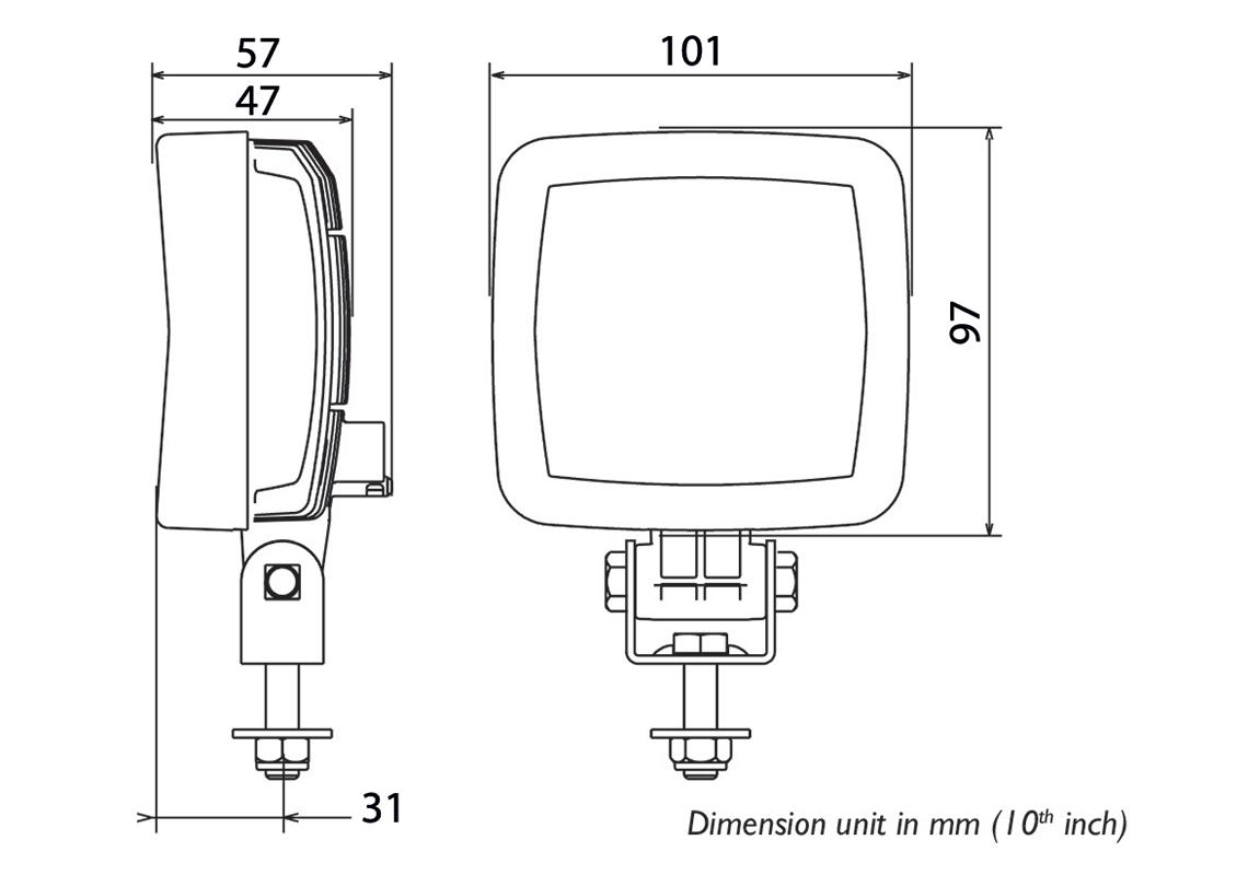 ABL Backljus ADR LED R23 1000 - 2