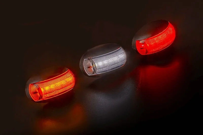 LED marking light white 12-24v 15cm cable - 2
