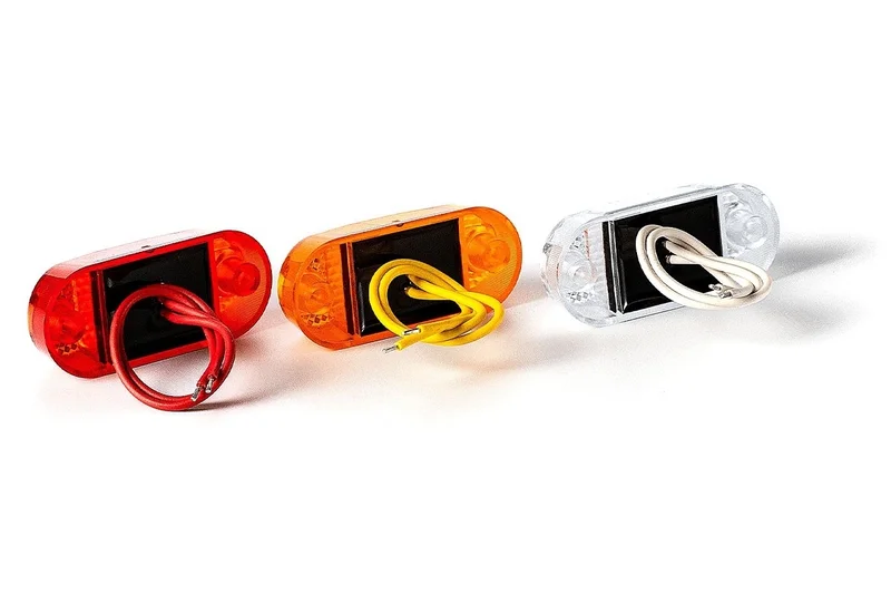 LED marker light amber 12-24v 15cm cable - 2