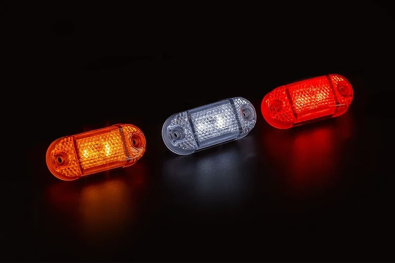 LED marking light red 12-24v 15cm cable - 2