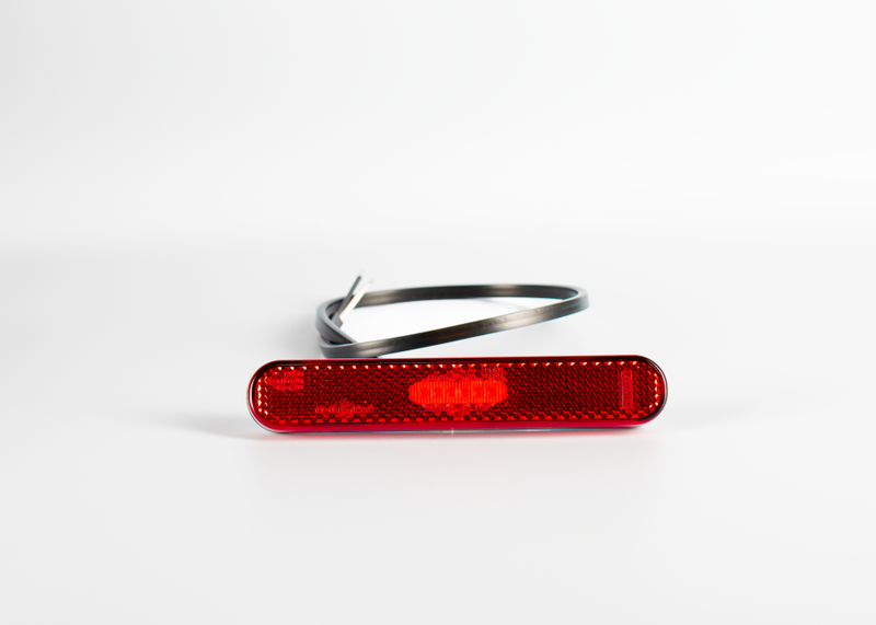 LED Slimline marker light red adhesive mounting 12-24v 50cm cable