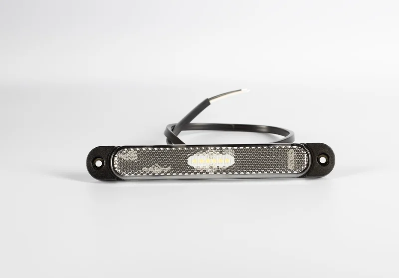 LED Slimline marker light white 12-24v 50cm cable