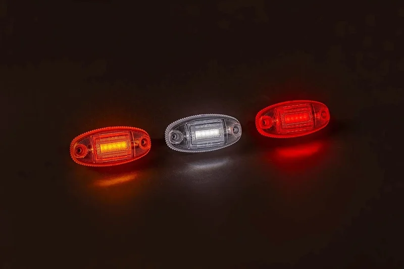 LED marker light amber 12-24v 15cm cable - 2