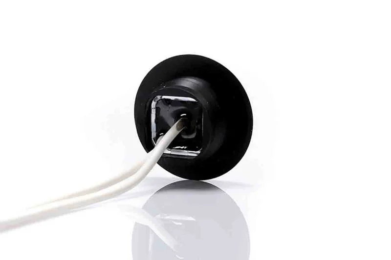 LED compact recessed marker light white 12-24v - 6
