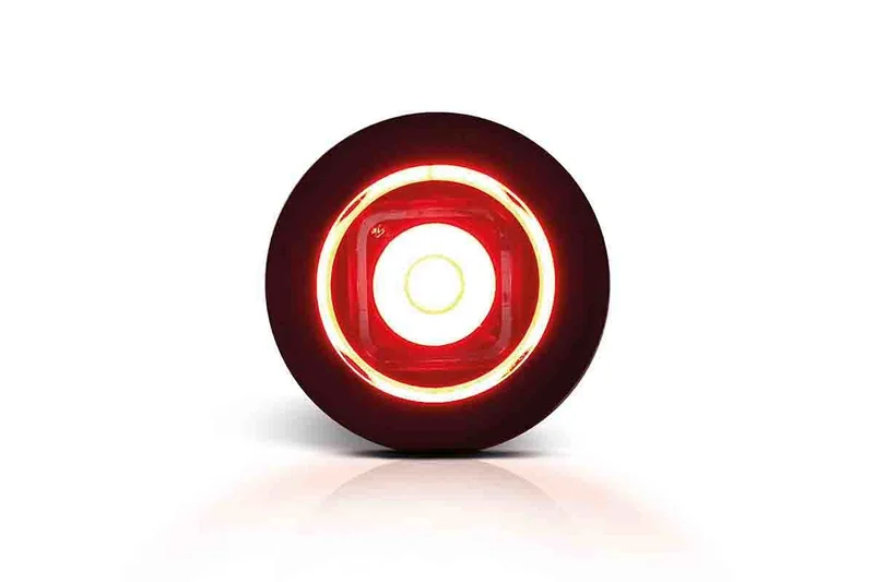 LED Kompakt innfelt posisjonslys rødt 12-24V