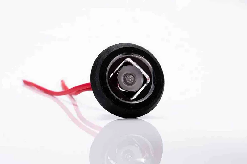 LED Kompakt innfelt posisjonslys rødt 12-24V - 6