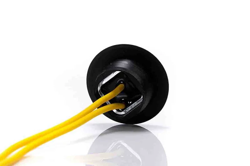LED compact recessed marker light amber 12-24v - 7