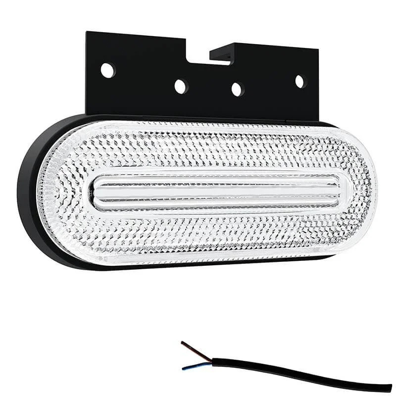 LED marker light white 12-24v 50cm. cable