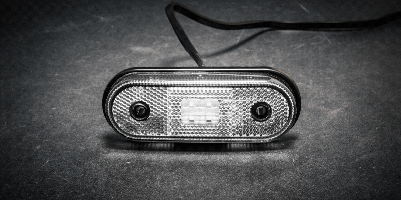 LED Posisjonslys hvit 12-24V 1.5mm² kontakt. - 2