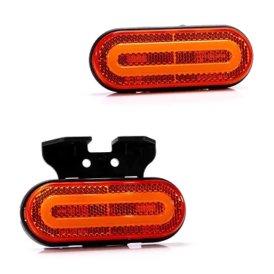 LED Positionsljus NEON orange 12-24V 50cm. kabel