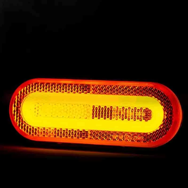 LED Posisjonslys NEON oransje 12-24V 50cm. kabel - 5