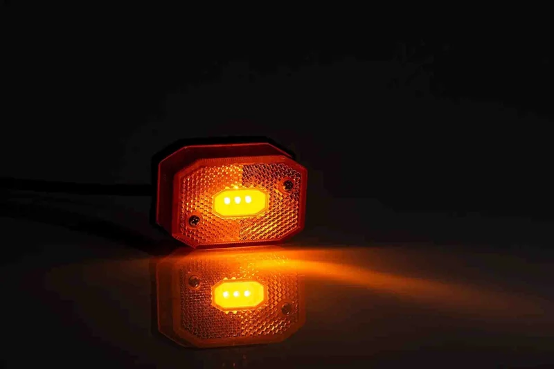 LED marker light amber 12-24v 50cm. cable - 2