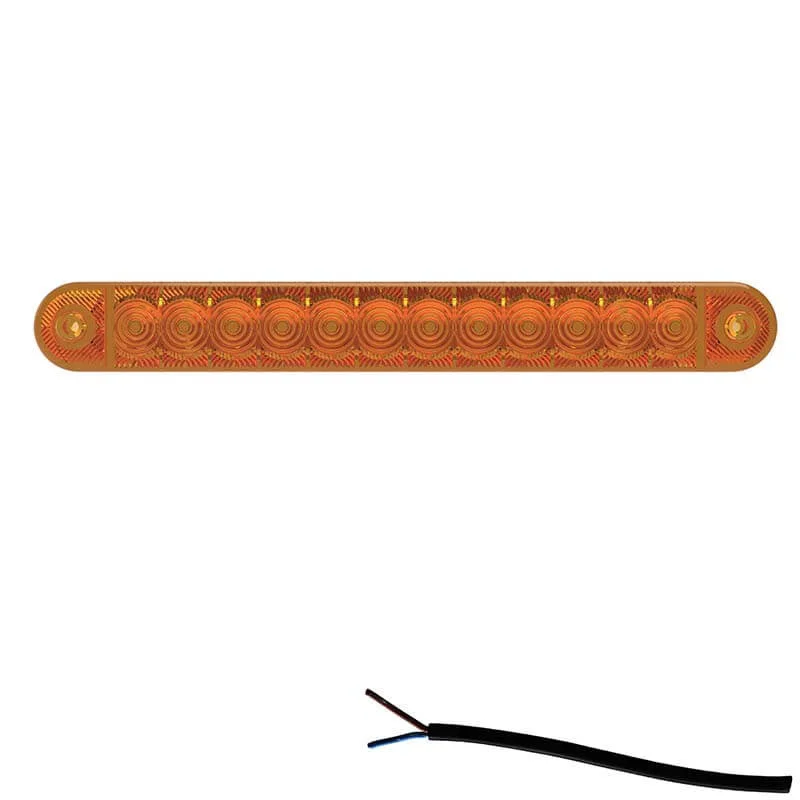 LED marker light amber 12-24v 50cm. cable