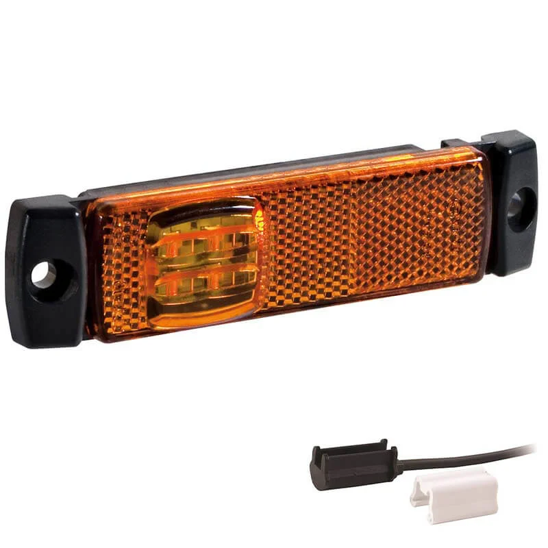 LED marker light amber 12-24v 1.5mm. connector