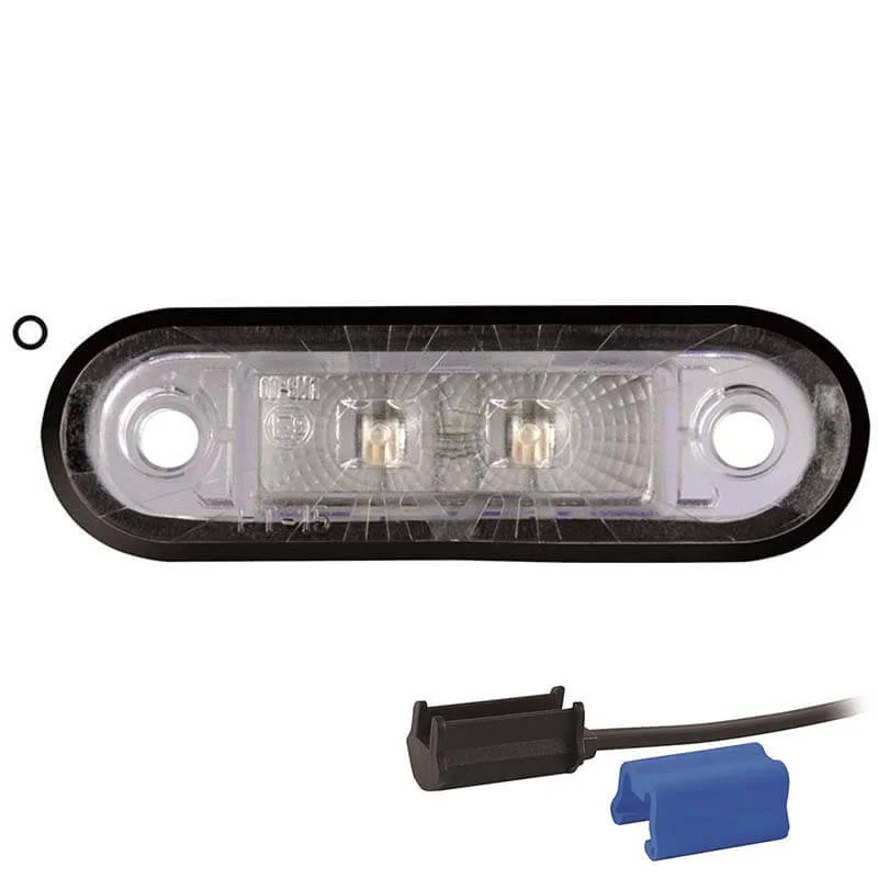 LED marker light white 12-24v 0.75mm². connector
