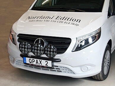Q-LIGHT II Extraljusfäste | Mercedes Vito/V-Klass 20-