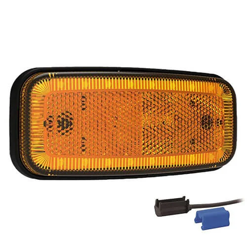 LED Posisjonslys oransje 12-24V 0.75mm² tilkobling.