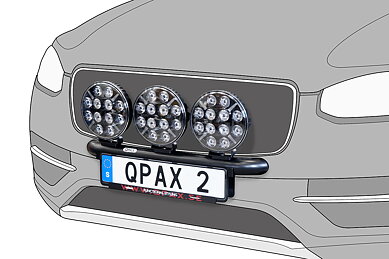 Q-LIGHT II Extraljusfäste | Volvo XC60 18-