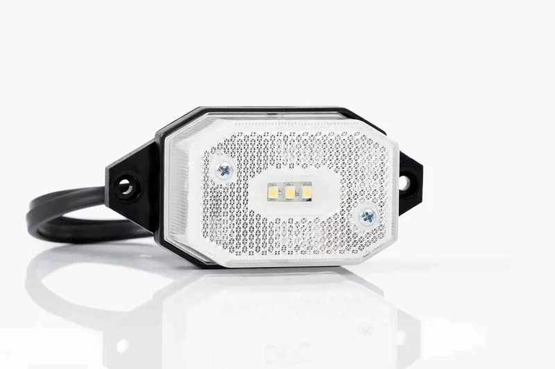 LED marker light white 12-24v 50cm. cable