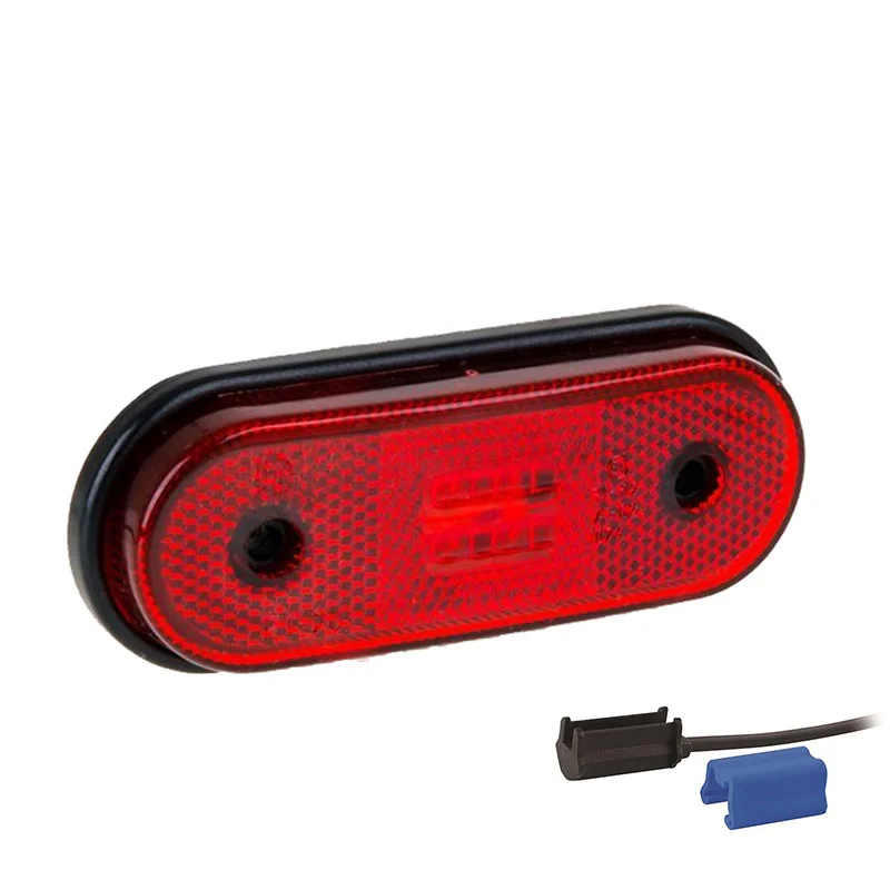 LED marker light red 12-24v 0.75mm². connector