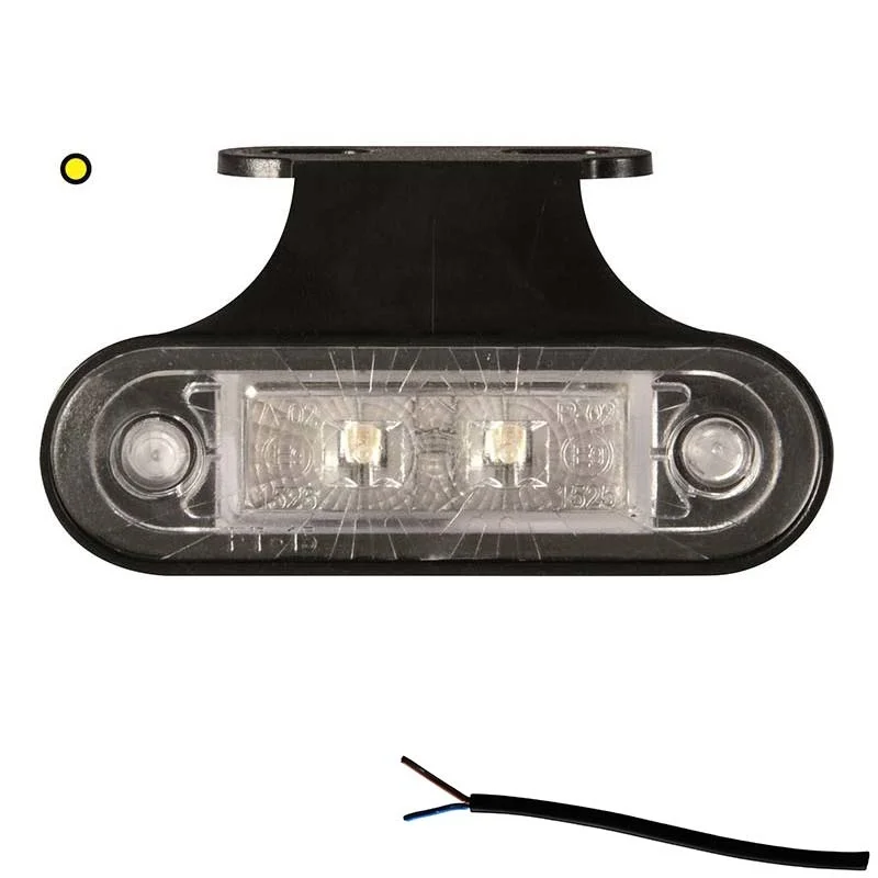 LED marker light amber 12-24v 50cm. cable