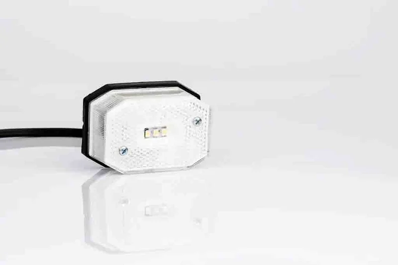 LED marker light white 12-24v 50cm. cable
