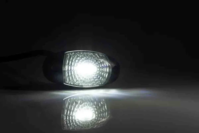 LED marker light white 12-24v 50cm. cable 1.5mm. connector - 4