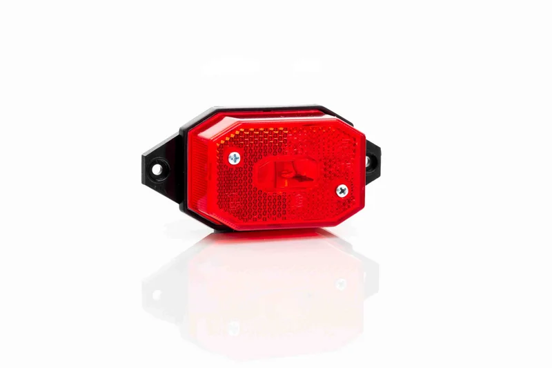 LED Posisjonslys rød 12-24V 50cm kabel.