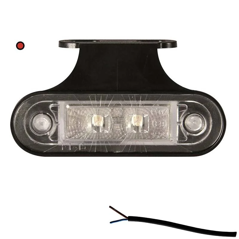 LED marker light red 12-24v 50cm. cable