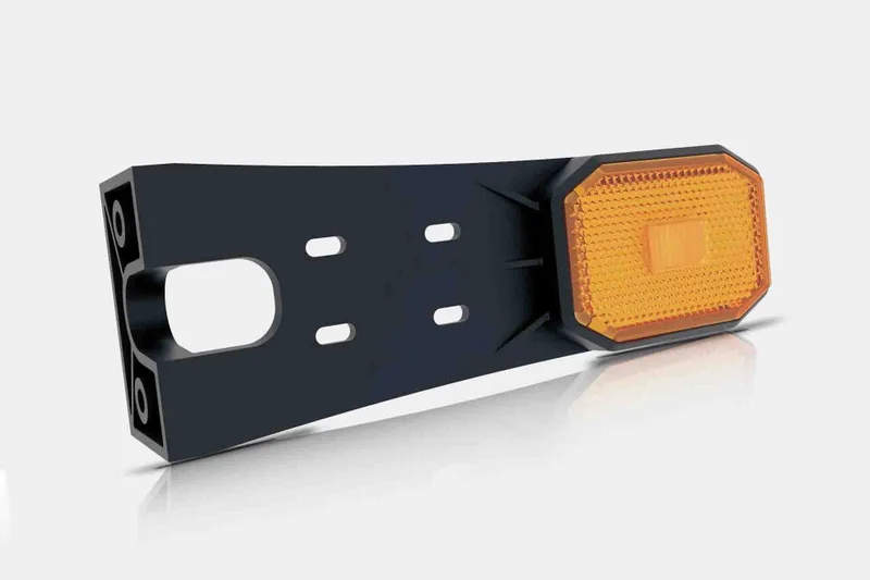 LED marker light amber 12-24v slide connector