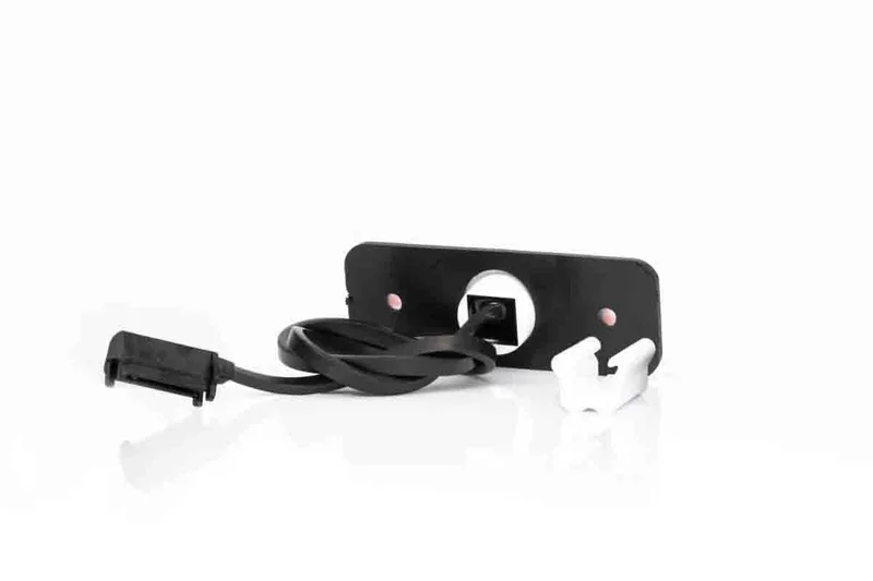 LED Positionsljus röd 12-24V 50cm. kabel 1.5mm². kontakt - 2