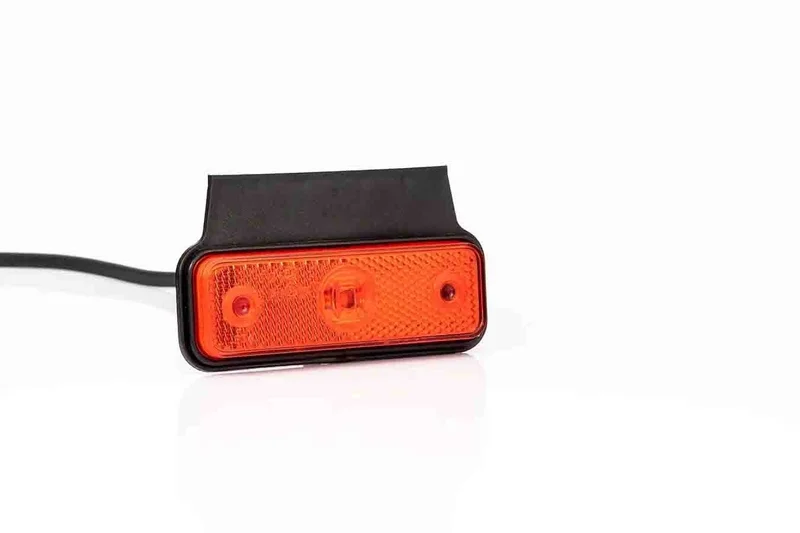 LED Positionsljus röd 12-24V 50cm. kabel 1,5mm². kontakt