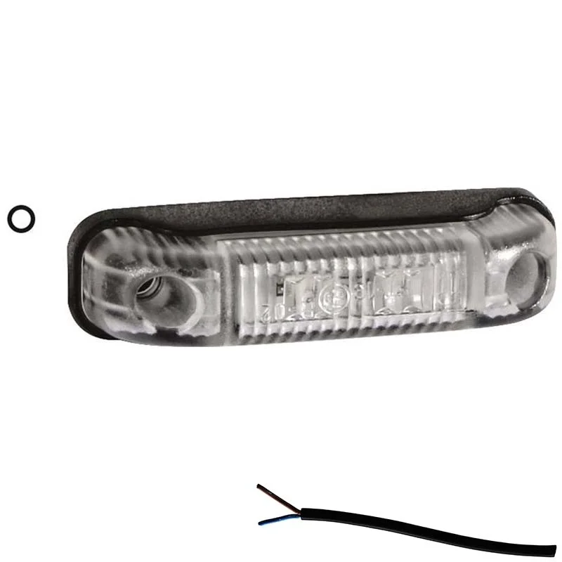 LED marker light white 12-24v 50cm. cable