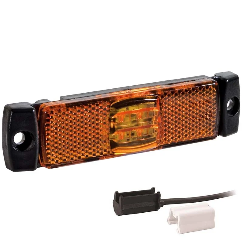 LED marker light amber 12-24v 1.5mm². connector