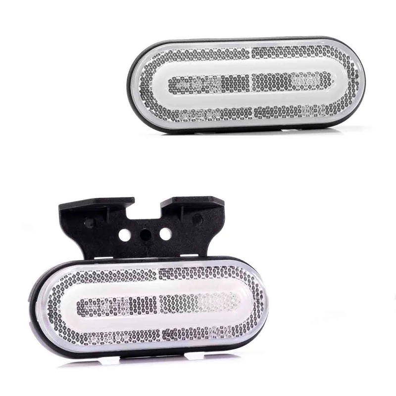 LED Posisjonslys NEON hvit 12-24V 50cm kabel.