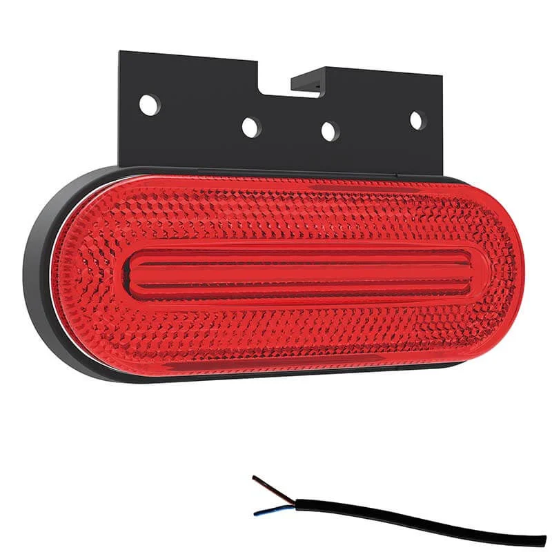 LED marker light red 12-24v 50cm. cable