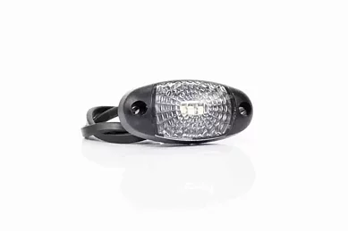 LED Positionsljus vit 12-24V 50cm. kabel 0.75mm. kontakt