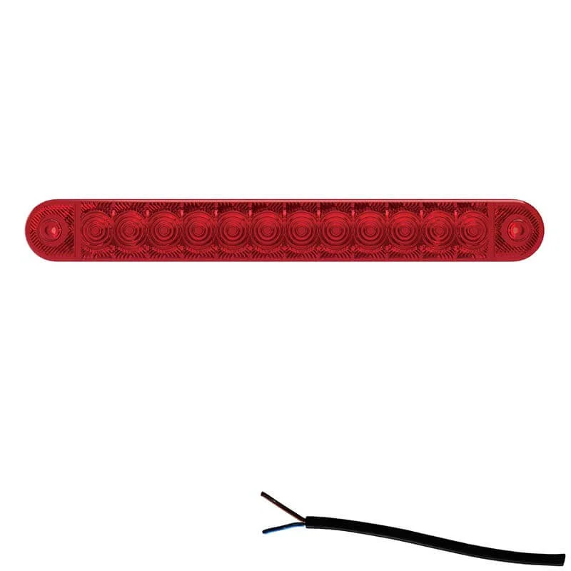 LED marker light red 12-24v 50cm. cable