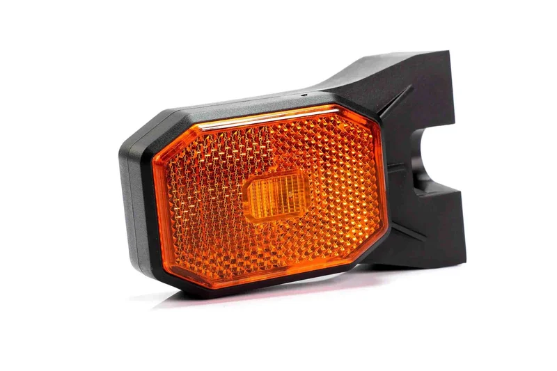 LED marker light amber 12-24v slide connector