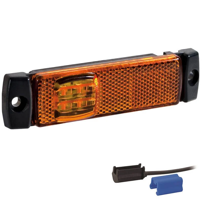 LED marker light amber 12-24v 0.75mm². connector