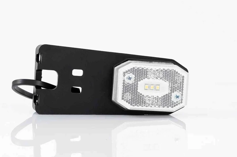LED Posisjonslys hvit 12-24V 50cm kabel.