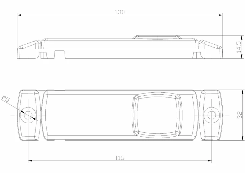 LED Positionsljus vitt 12-24V 1.5mm. kontakt - 3