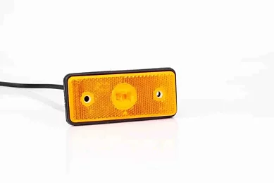 LED Positionsljus orange 12-24V 50cm. kabel
