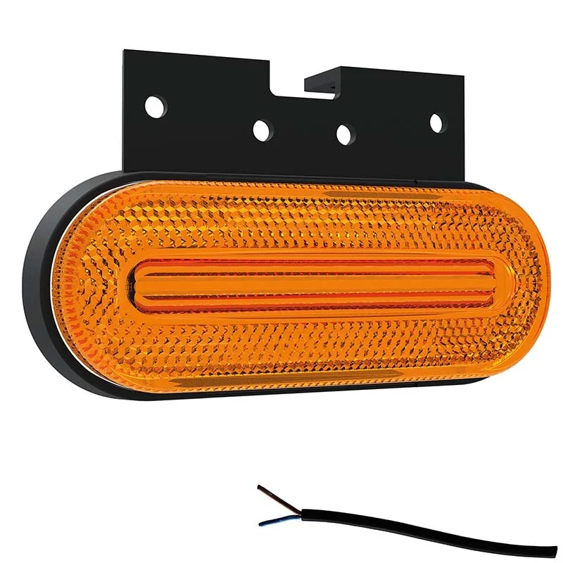 LED marker light amber 12-24v 50cm. cable