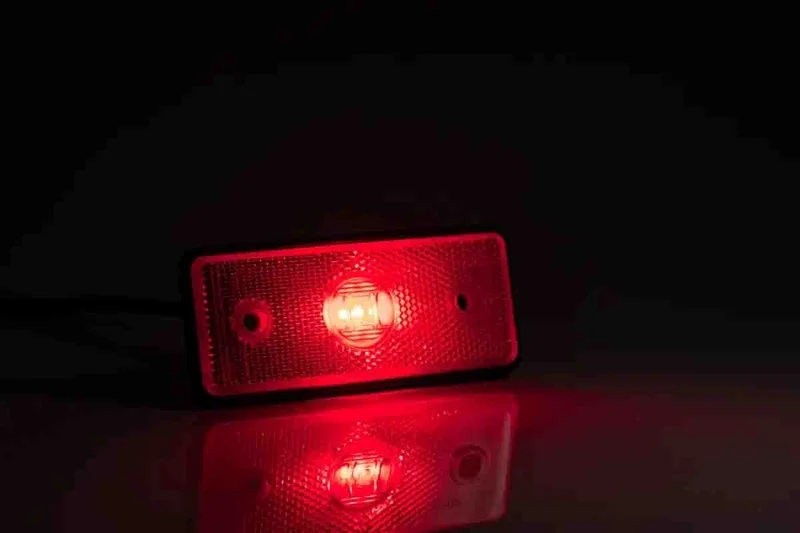 LED marker light red 12-24v 50cm. cable 0.75mm². connector - 2