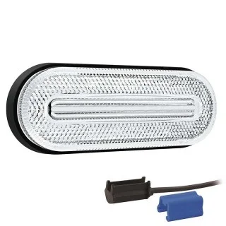 LED marker light white 12-36v 0.75mm². connector