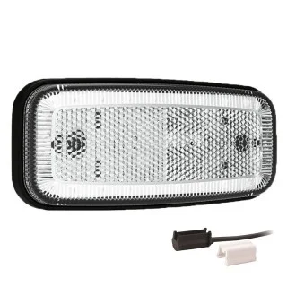 LED marker light white 12-24v 1.5mm². connector