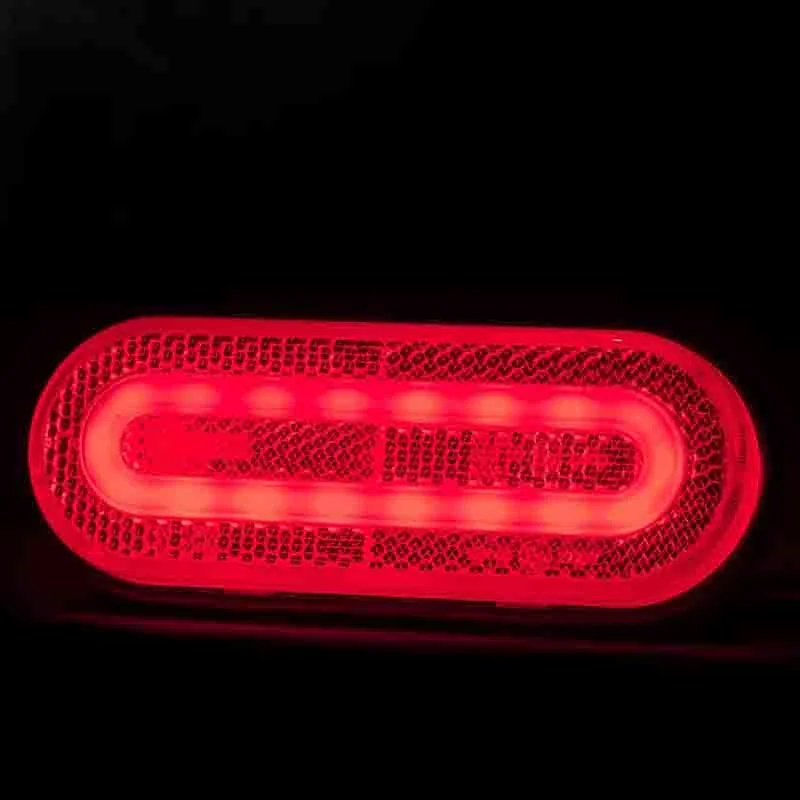 LED Posisjonslys NEON rød 12-24V 50cm kabel. - 3