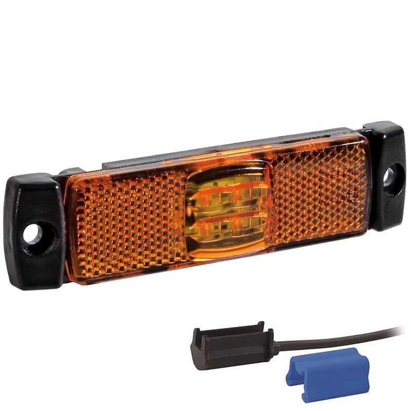 LED marker light amber 12-24v 0.75mm². connector
