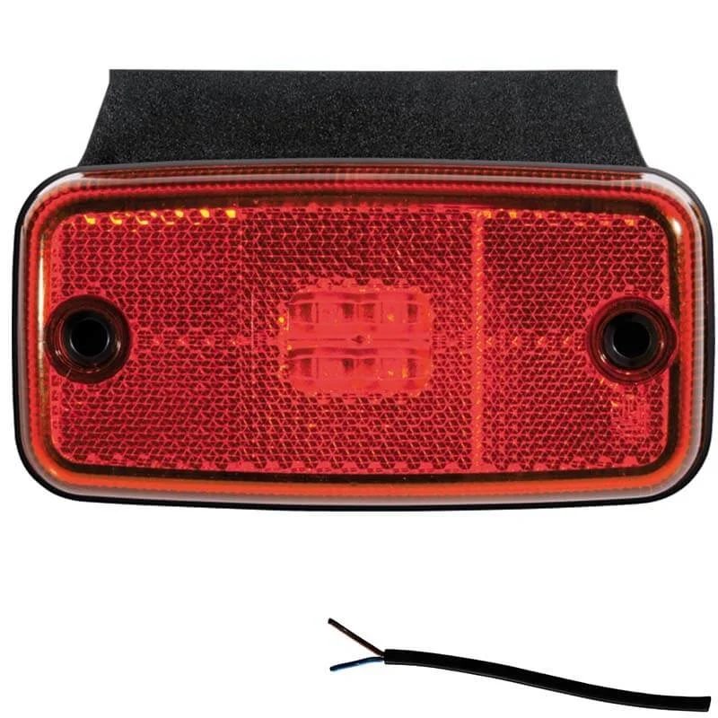 LED marker light red 12-36v 50cm. cable